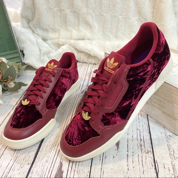 adidas Other - Adidas continental 80 burgundy shoes NWT